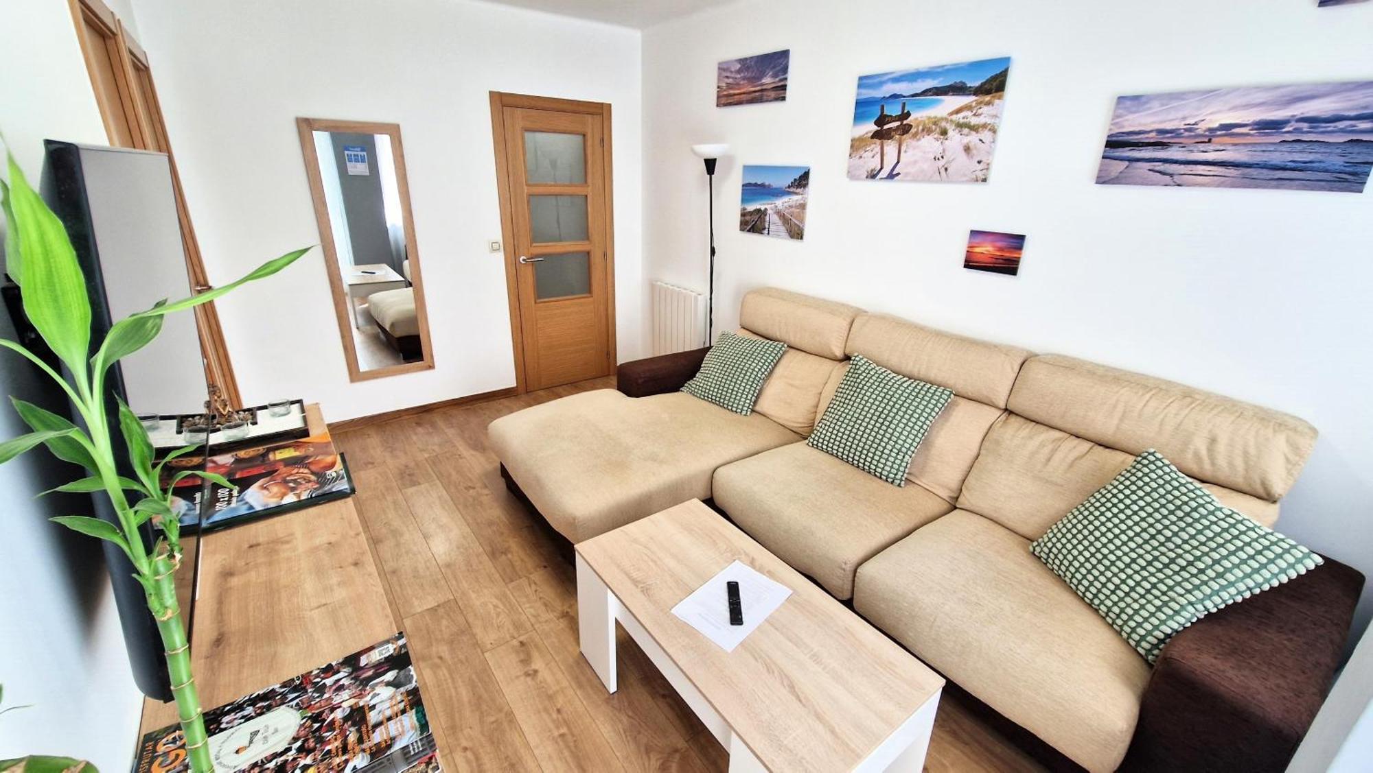 Apartamento Playa Bouzas - Vigo - Parking Free Bagian luar foto
