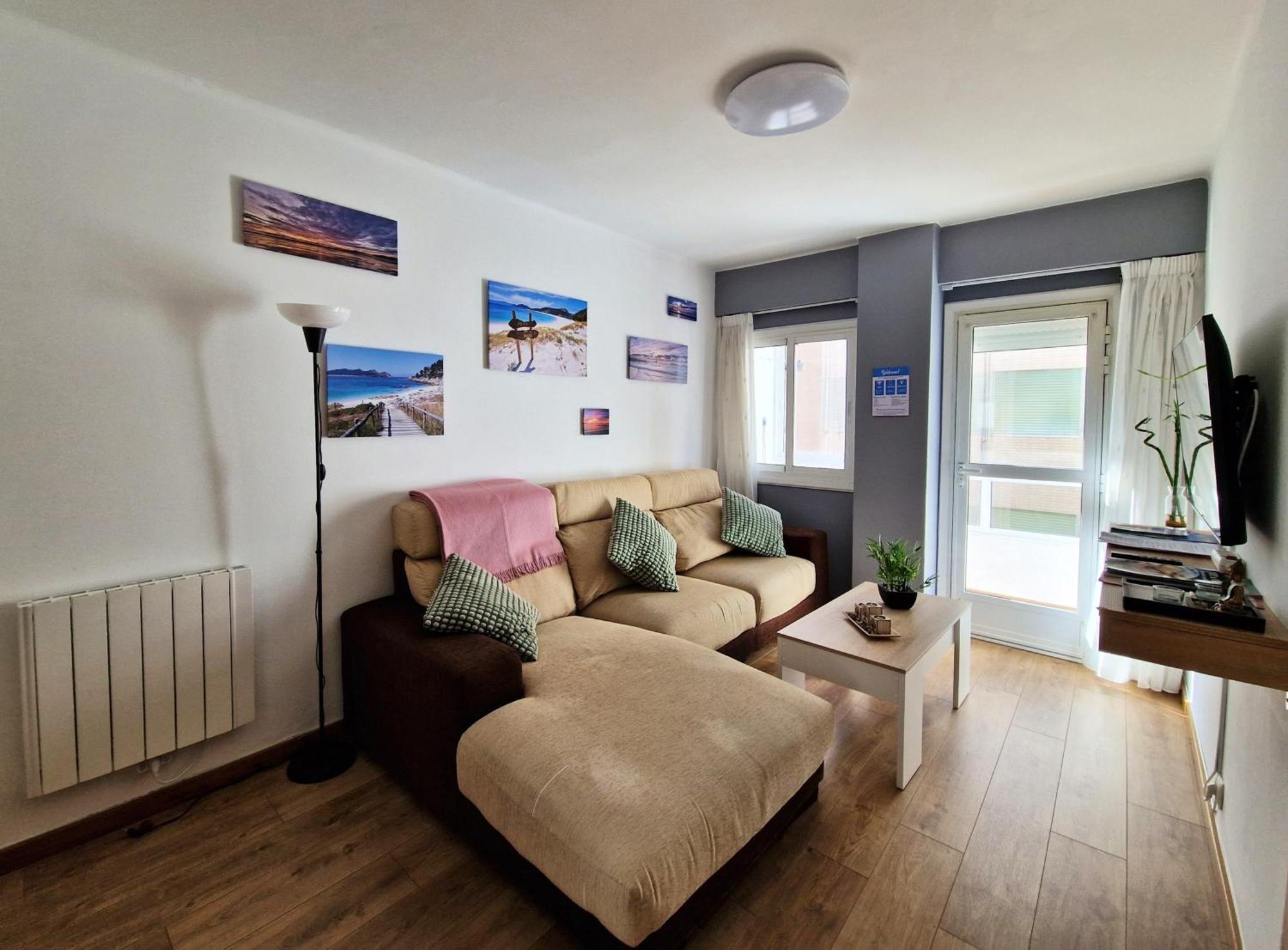 Apartamento Playa Bouzas - Vigo - Parking Free Bagian luar foto